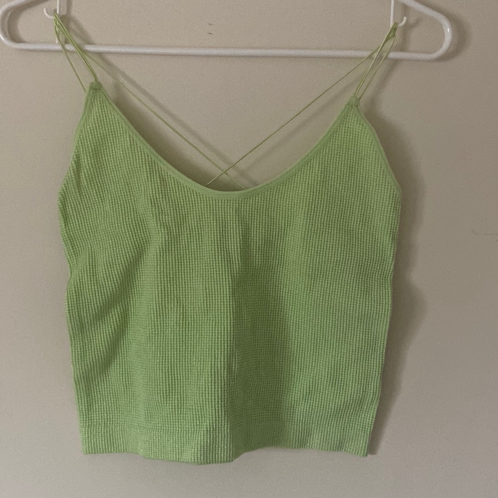 Forever 21 green crop top
